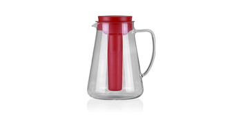 TESCOMA Džbán TEO 2,5 l, s vyluhováním a chlazením, červená