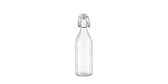 TESCOMA Láhev s klipem hranatá TESCOMA DELLA CASA 500 ml