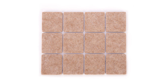 TESCOMA Samolepicí podložky pod nábytek PRESTO 25 x 25 mm, 24 ks