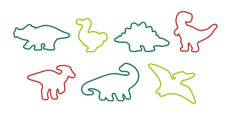 TESCOMA Vykrajovátka dinosauři DELÍCIA KIDS, 7 ks