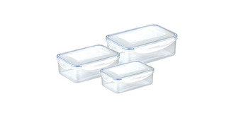 TESCOMA Dóza FRESHBOX 3 ks, 0,2; 0,5; 1,0 l, obdélníková