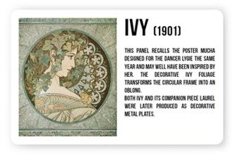 Magnet Alfons Mucha - Ivy