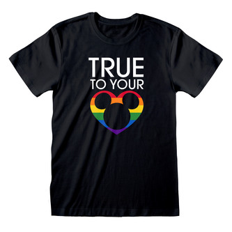 Pánské tričko Disney|Mickey Mouse: True To Your Heart (2XL) černá bavlna