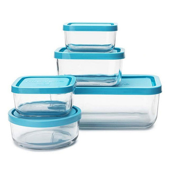 Sada dóz Bormioli Rocco, FRIGOVERRE 5 PC SET COMPACT | 388840SK5021990 | sklo