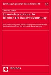 Shareholder Activism im Rahmen der Hauptversammlung