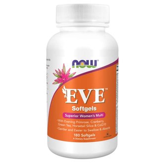 Eve™ Multivitamín pro ženy - NOW Foods - 180 kaps.