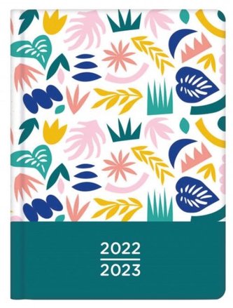 Kalendarz książkowy 18M 2022/2023 Kwiaty ALBI