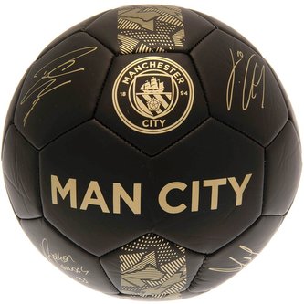 Fotbalový míč Manchester City FC: vzor Signature Gold PH (5) Fotbalový míč Manchester City FC: vzor Signature Gold PH (5)