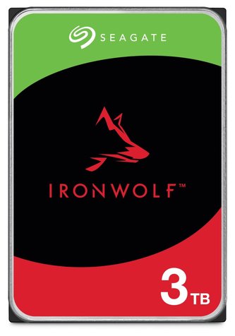 Seagate IronWolf 3TB HDD / ST3000VN006 / Interní 3,5" / 5400 rpm / SATA III / 256 MB