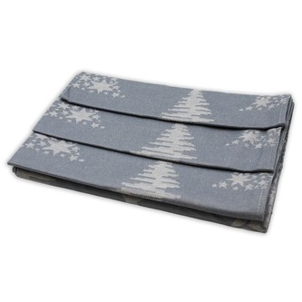 HOME ELEMENTS Set utěrek z egyptské bavlny 50*70 cm, 3 ks, Stromky stříbrné
