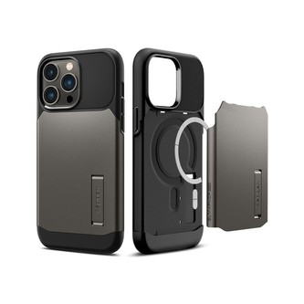 Spigen Slim Armor Mag iPhone 14 Pro Max šedý