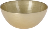 Skleněná mísa zlatá 9x21 cm