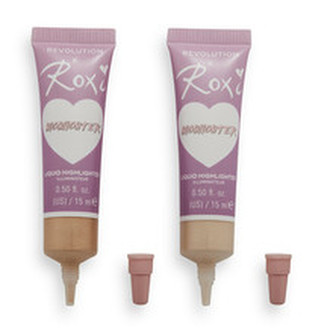 Revolution Sada tekutých rozjasňovačů X Roxi (Cherry Blossom Liquid Highlighter Duo) 2 x 15 ml woman