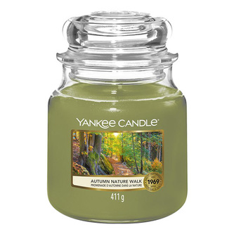Yankee Candle Aromatická svíčka Classic střední Autumn Nature Walk 411 g unisex