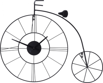 Nástěnné hodiny retro kolo 80x80x2 cm