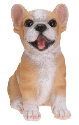 Dekorace pes buldoček 14,5x11,5x8 cm