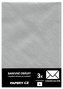 barevná obálka 114X162 STŘIBRNÁ METALICKÁ, 3 kusy, 100 gm2, olizová
