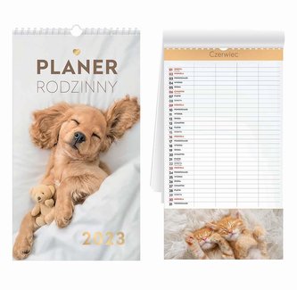 Kalendarz 2023 rodzinny Zwierzak