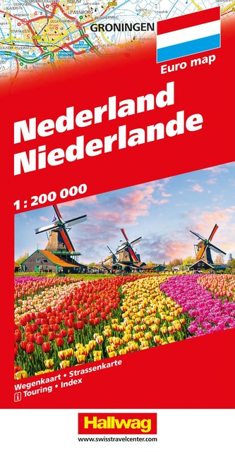 Niederlande Strassenkarte 1:200 000