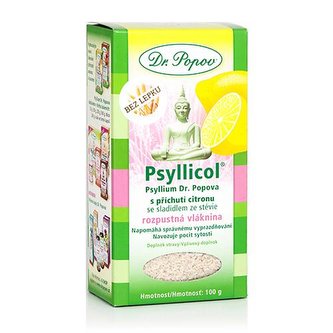 Psyllicol® s příchutí citronu, 100 g Dr. Popov