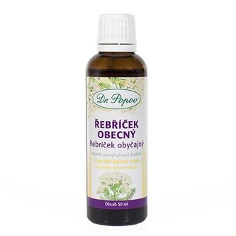 Řebříček obecný, originální bylinné kapky, 50 ml Dr. Popov