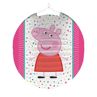 Závěsný lampion kulatý Prasátko Peppa 25 cm Závěsný lampion kulatý Prasátko Peppa 25 cm