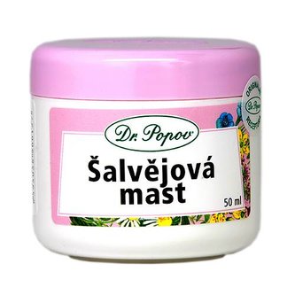 Šalvějová mast, 50 ml Dr. Popov Šalvějová mast, 50 ml Dr. Popov