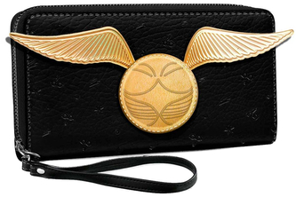 Dámská pěneženka - psaníčko Harry Potter: Křídla zlatonky (19 x 10 x 2 cm)