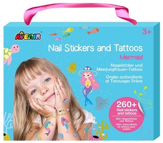 Avenir Nálepky na nehty a tetování - Mořská panna Avenir Nálepky na nehty a tetování - Mořská panna