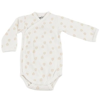 LODGER Romper Long Sleeves Print Rib Cloud Dancer vel. 56