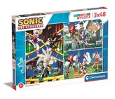 Clementoni Puzzle Sonic 3x48 dílků
