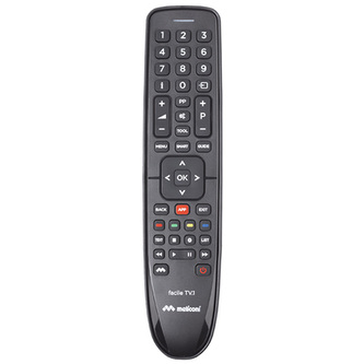 Univerzální dálkový ovladač pro 1 TV s pryžovým tělem, kompa, Univerzální dálkový ovladač pro 1 TV s pryžovým tělem, kompatibilní s téměř všemi televizory na trhu.