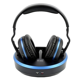 MELICONI 497310 Wireless HP-Comfort TV Headset - Black, MELICONI 497310 Wireless HP-Comfort TV headset - Docking station - Analog TV input - 100m range - 8h battery life - Elegant design and neat finish - Black