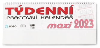 Pracovní maxi týdenní 2023 - stolní kalendář