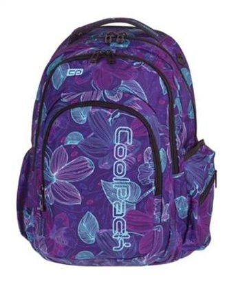 Plecak młodzieżowy foletowy kwiatki – SPARK – Cool Pack