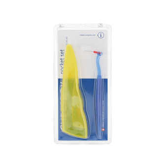 Curaprox Pocket Set CPS 457 - 06, 07, 08, 09, 011 + UHS 451 (žlutý)