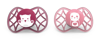 Fyziologické dudlíky Explorer 6m+ 2ks, Female Fyziologické dudlíky Explorer 6m+ 2ks, Female