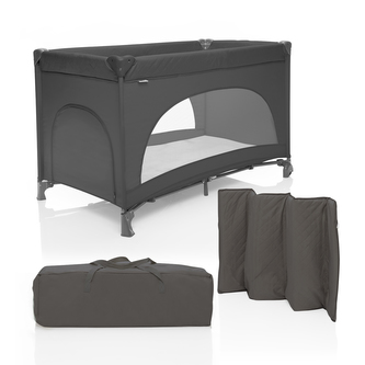 Postýlka skládací Lely, Antracit Grey Postýlka skládací Lely, Antracit Grey