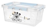 Domácí úložný box "Mickey & Minnie", Matná modrá S