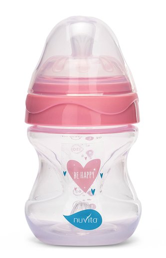 Lahvička 150ml, Transparent pink