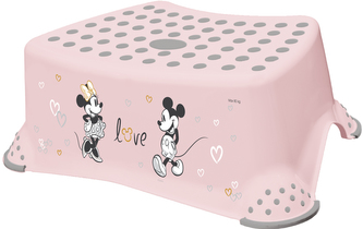Stupínek k WC/umyvadlu "Minnie", Růžová