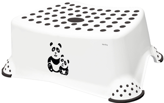 Stupínek k WC/umyvadlu "Panda", Bílá