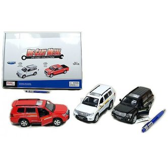 Toyota Land Cruiser kov 15cm na baterie 3 barvy