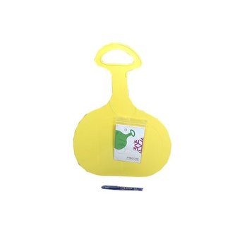 saně - lopata PINGUIN - žlutá