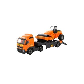 Polesie Tahač s přívěsem a silniční válec 75cm  / +1