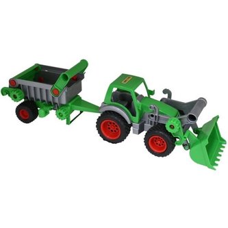 Traktor Farmář se lžící a návěsem  /+1