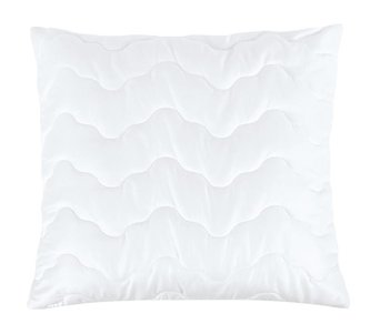 Výplňkový polštář s proševem - bílá - 50x50 cm 400g