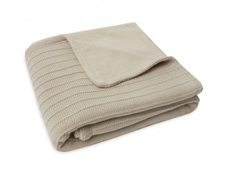 Deka pletená / fleece 75x100 cm Pure Knit Nougat