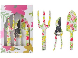 nářadí zahradní sada 3díl., dekor, Al