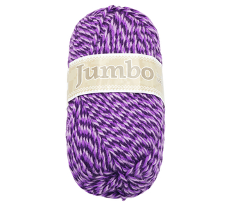 Příze JUMBO - fialový melír - 100g / 147 m